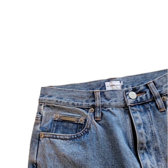 Vintage Calvin Klein 80's Embroidered Straight Jeans - Picture 5 of 8